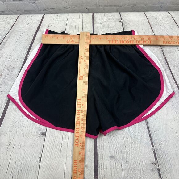 Nike Running Shorts Lot Of 2 Women’s Medium Lined Black Pink Red Dri-Fit Active - Picture 6 of 9